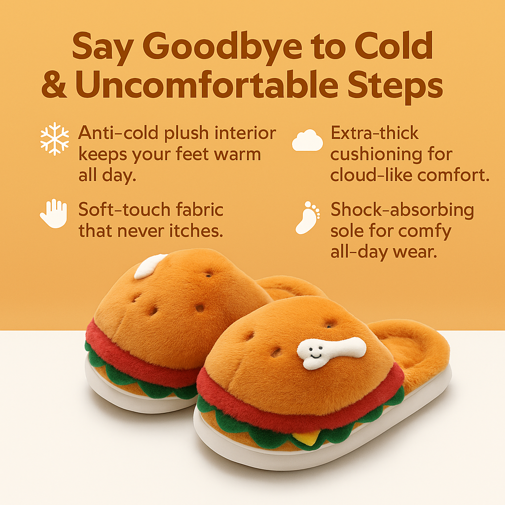 BurgerCozy™ Slippers