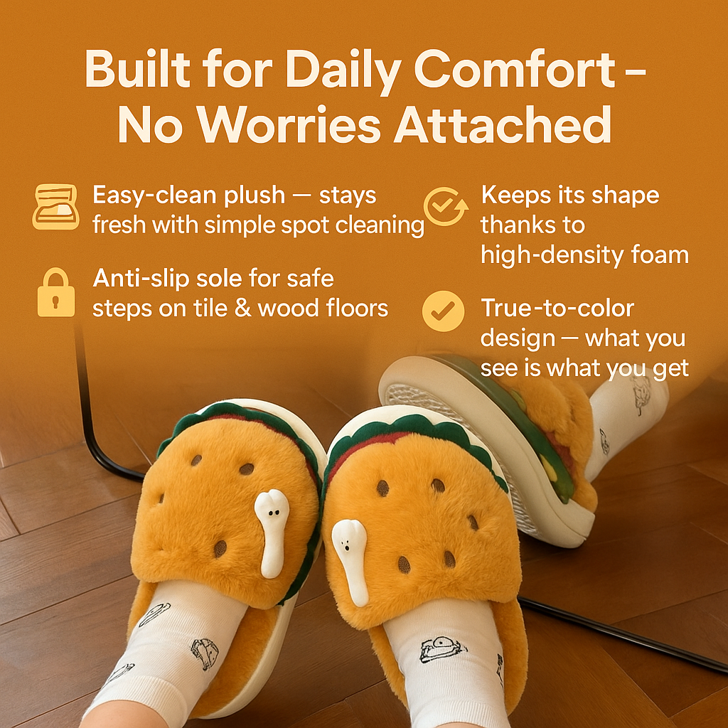 BurgerCozy™ Slippers