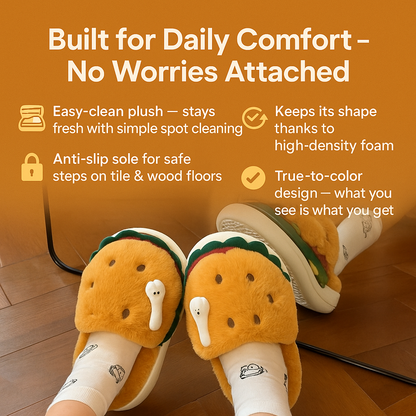 BurgerCozy™ Slippers
